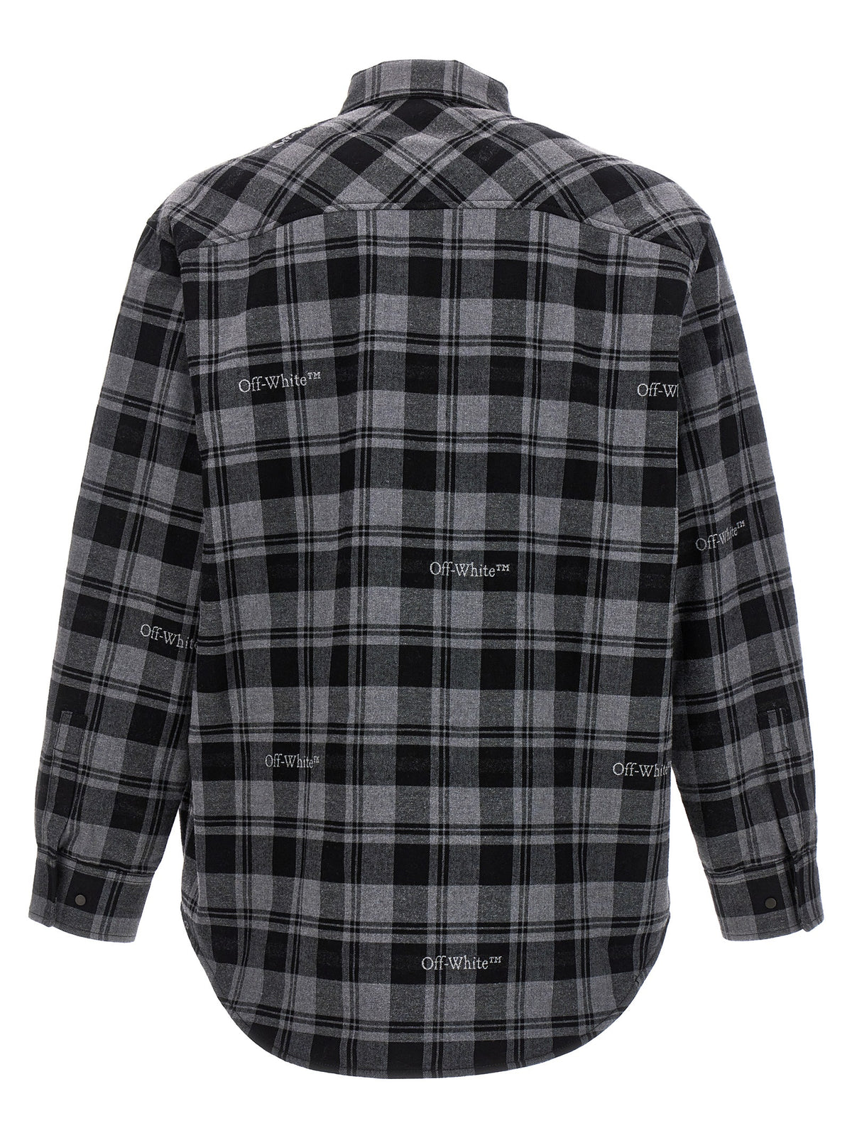 Off Off White 'Check Flannel Padded' Jacket - Image 7