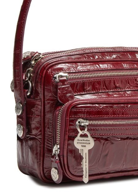 ACNE Camero Party shoulder bag in croco print - Image 7