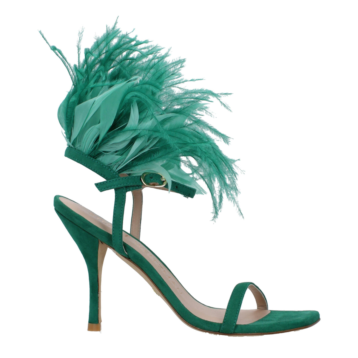 Stuart スチュアートワイツマン女性 'S サンダルスエードグリーン/エメラルド - Image 7