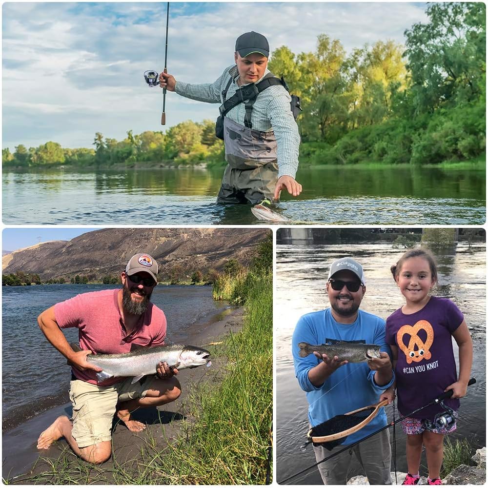 HappyLife Spinning Reel, High Stability, Amazing Drag Force, Lint Prevention, Maximum Drag Force, 55.1 lbs (25 kg), Left and Right Interchangeable Handle, Gear Ratio: 4.7:1/5.5:1, Far-throwing,