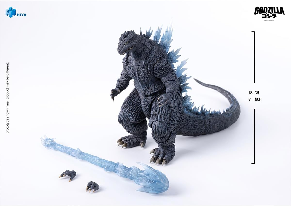 HiPlay EBG0404 EXQUISITE BASIC Heat Ray Radiation Godzilla (2002) Action Figure Painted Finished Product