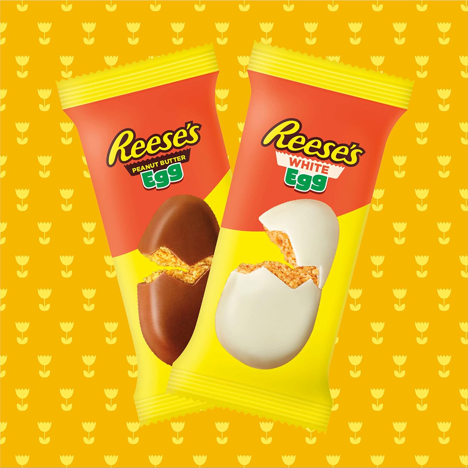 REESE'S Assorted Flavored Snack Size Peanut Butter Eggs, Candy Bag, Easter Candy, 28.8 oz