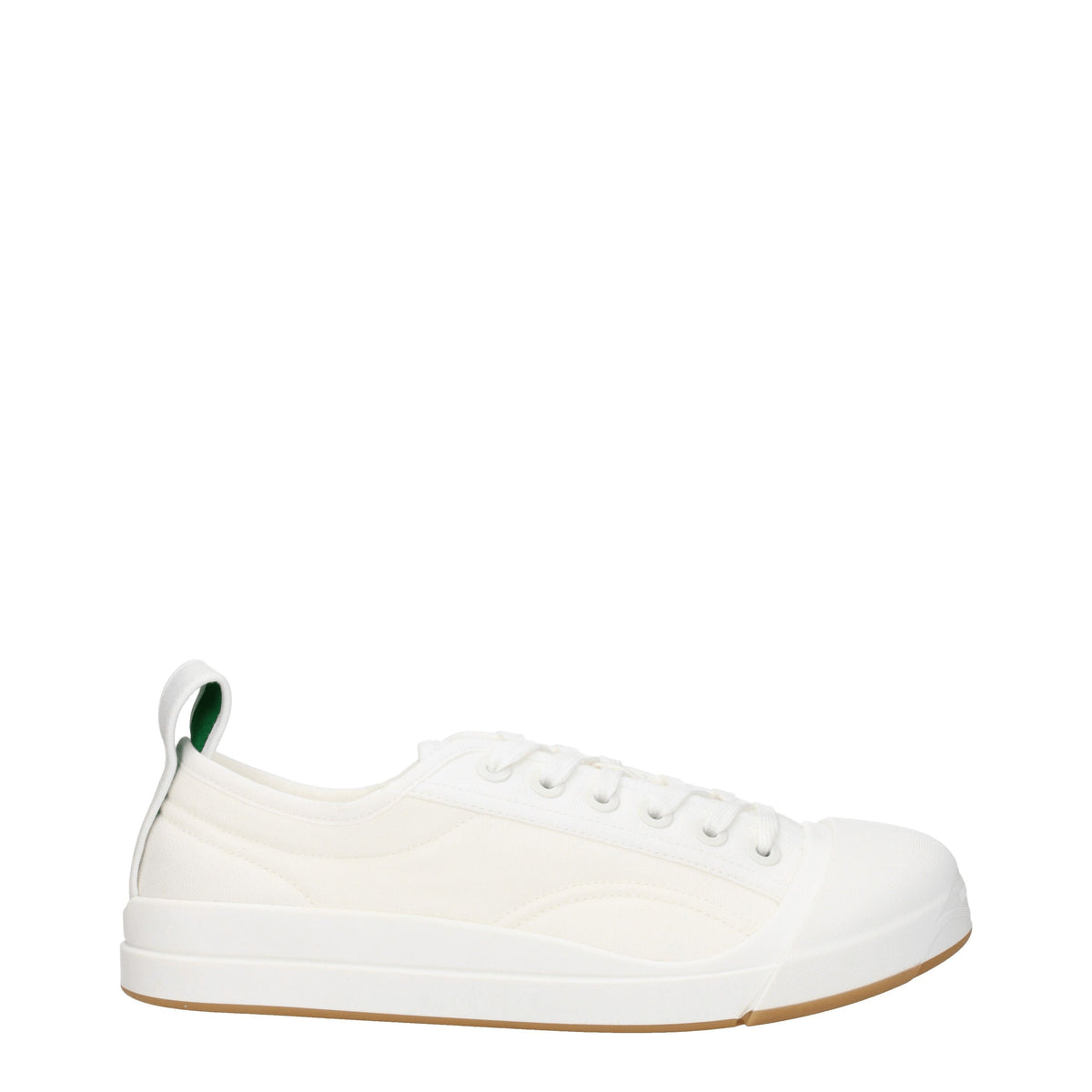 Bottega Bottega Veneta Sneakers Vulcan Man Fabric White/Optical White - Image 7