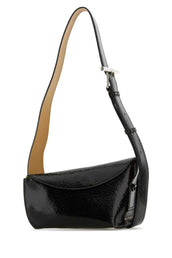 Alexander Mcqueen アレクサンダーマックイーンツートーンレザーとチュールネブラクロスボディバッグ - Image 7