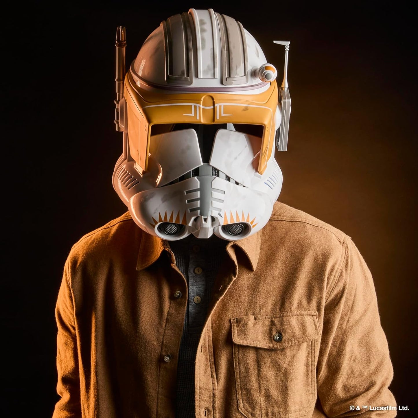 STAR WARS The Black Series Clone Commander Cody, Casco electrónico de primera calidad de Roleplay de La Venganza de El Sith para mayores de 14 años (Exclusivo de Amazon)