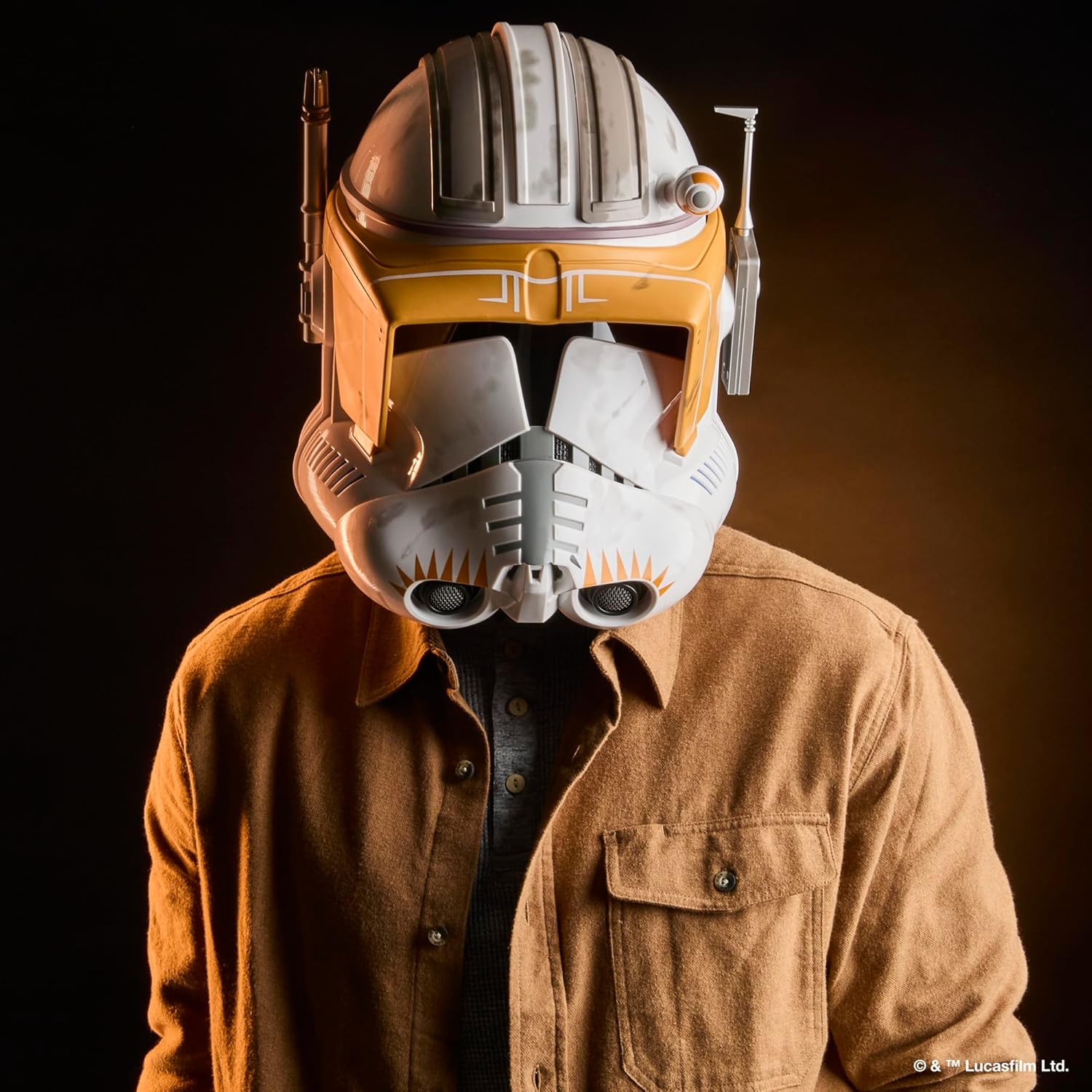 STAR WARS The Black Series Clone Commander Cody, Casco electrónico de primera calidad de Roleplay de La Venganza de El Sith para mayores de 14 años (Exclusivo de Amazon)