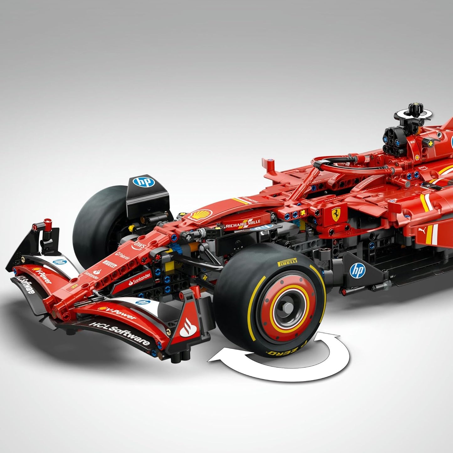 LEGO Technic, Ferrari SF-24 F1 Car Toy Toy Birthday Present Block Male Female Vehicle Car Mini Car 42207