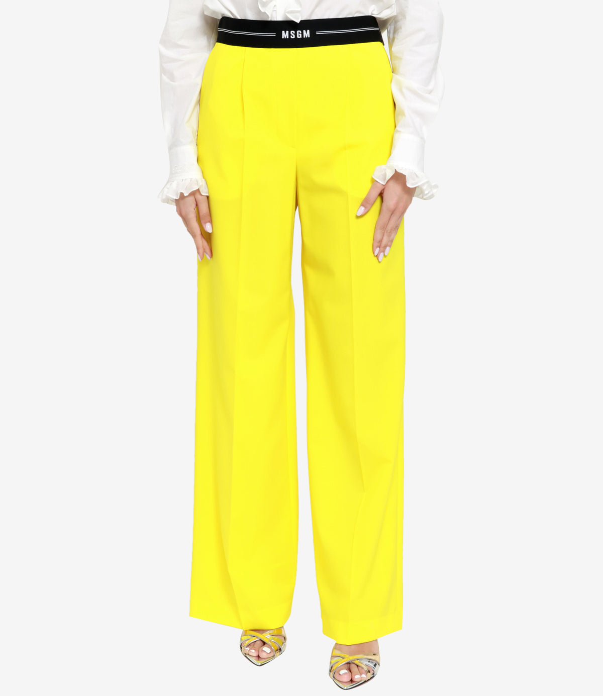 Msgm MSGMズボンは黄色 - Image 7