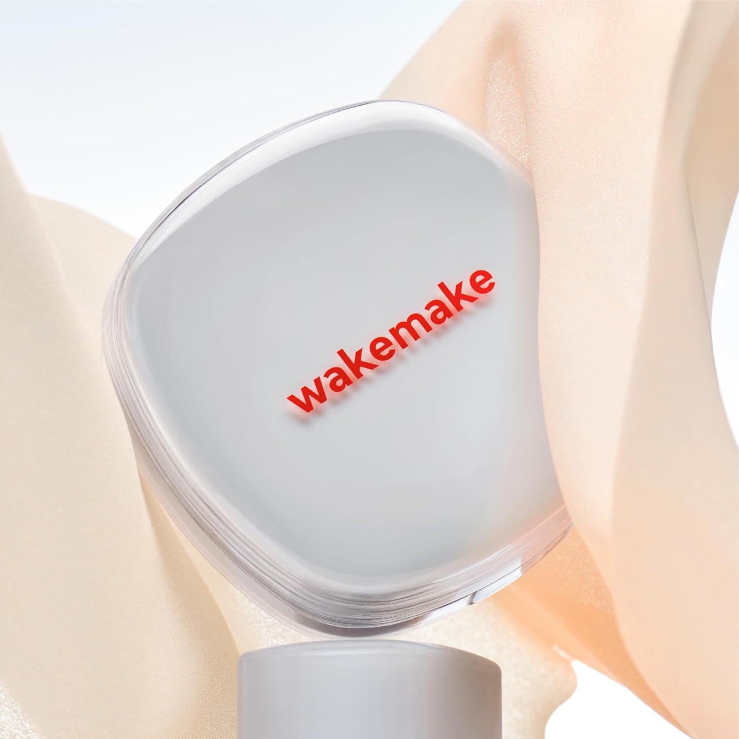 wakemake Seamless Wear Cushion, Cushion Funde, Moisturizing, Skin Feeling, Transparent, Korean Cosmetics (22N Neutral)