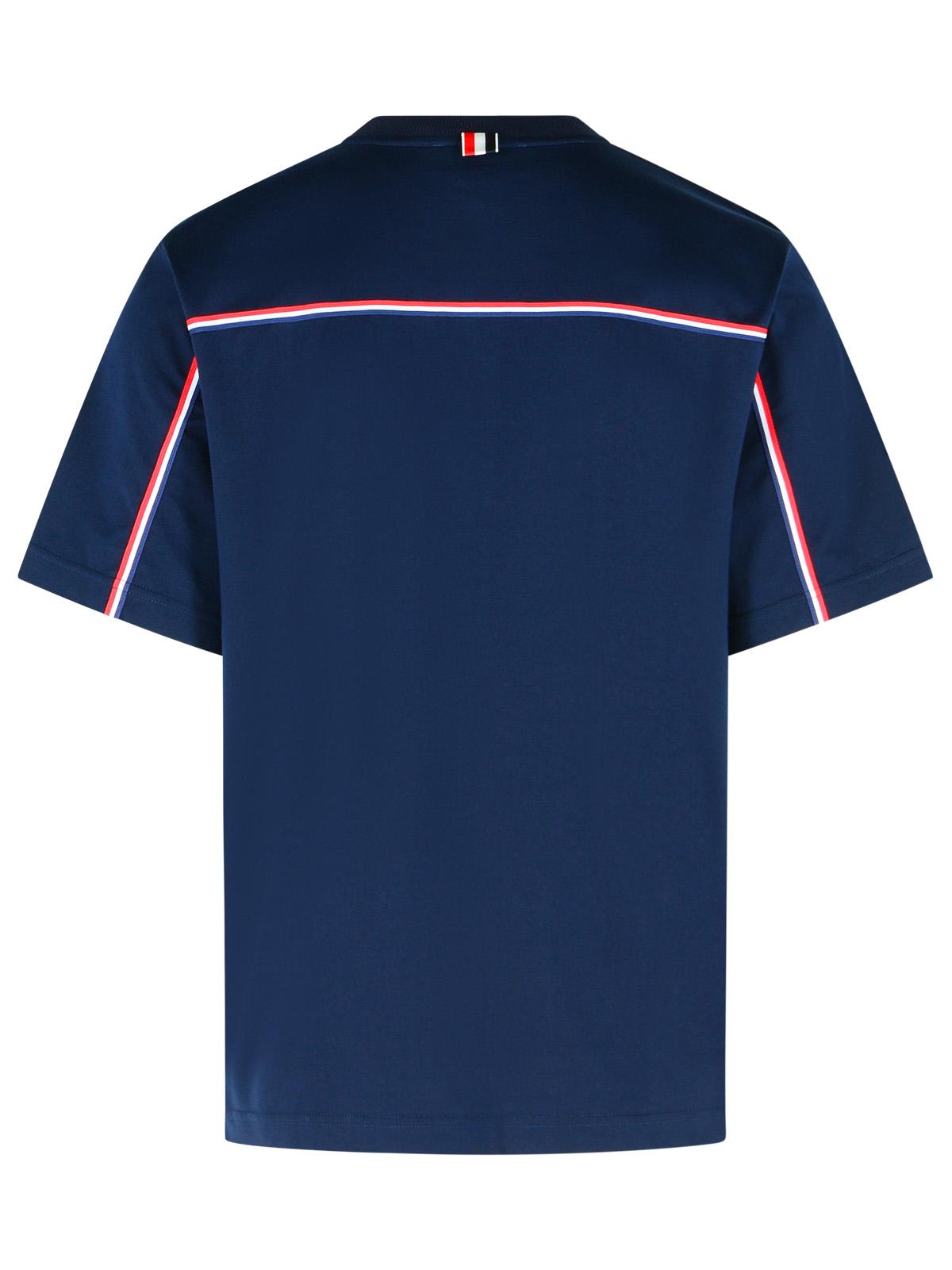 Thom Thom Browne Navy Cotton T Shirt - Image 7