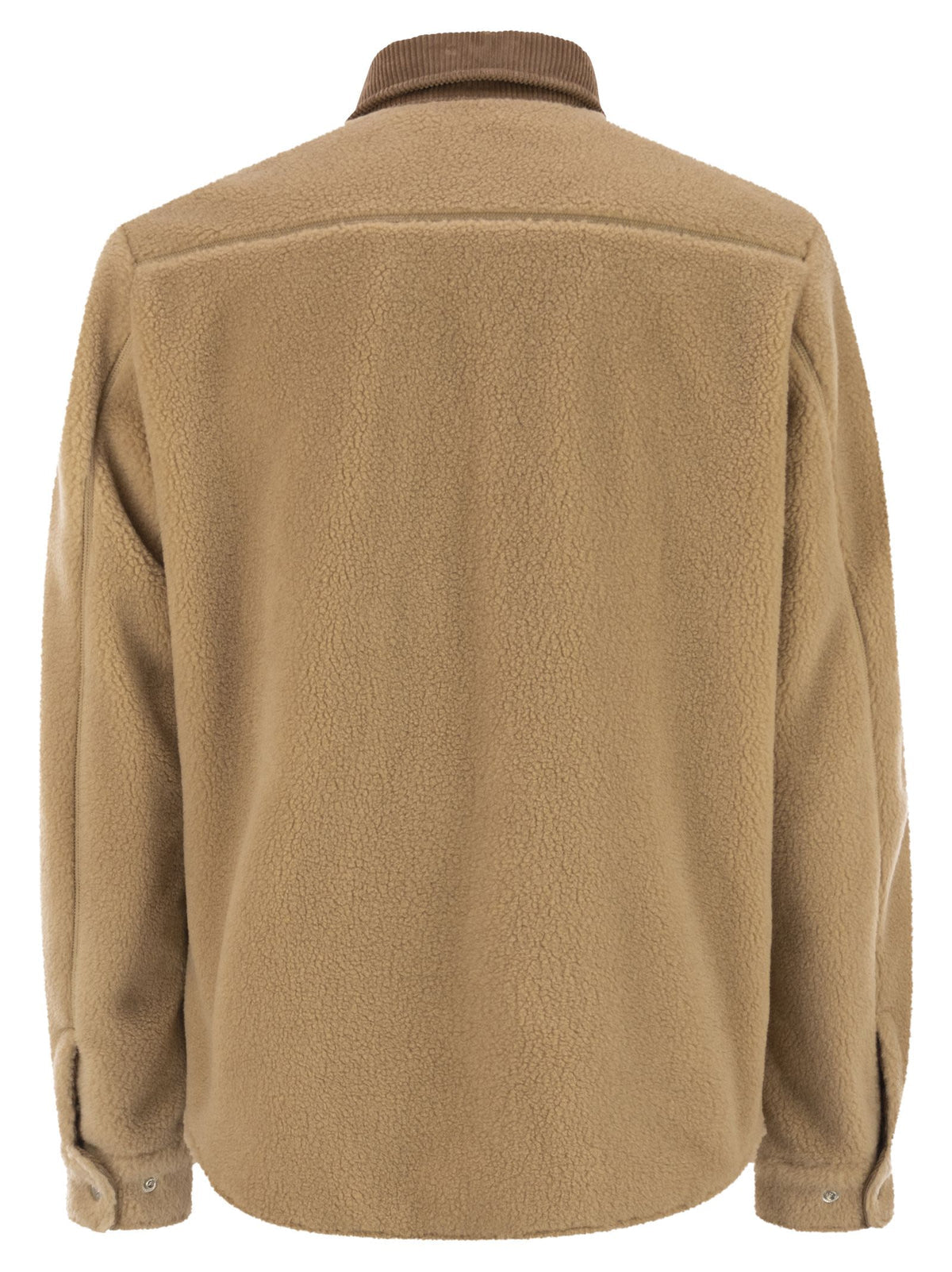 Moncler モンクレール シャケット テディ効果 リブベルベット トリム付き - Image 7