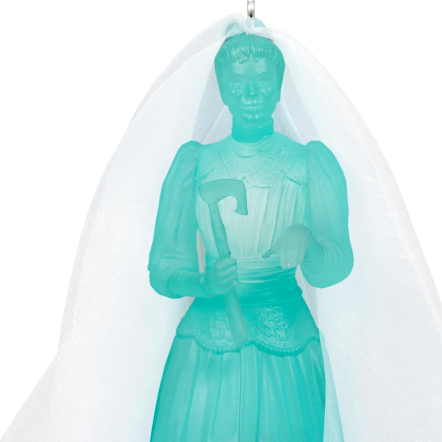 Hallmark Keepsake Adorno de Navidad, colección The Haunted Mansion de Disney, Constance Hatchaway con luz y sonido, regalos para fanáticos de Disney
