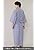 Men's Gauze Yukata, Made in Japan, 100% Cotton, Double Layered Gauze with Obi, Ryokan Yukata, Nemaki, Patterned