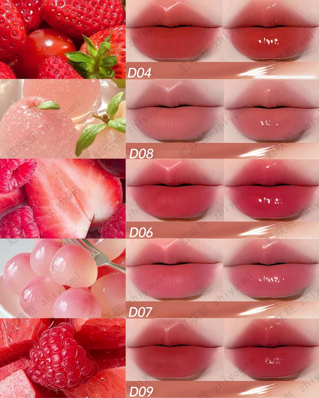 Mooekiss Double Ended Lip Gloss, Matte Lip x Essence, 2 in 1 Moisturizing Lip Cream, Mirrored Feel, Popular, Does Not Fall Off, Moisturize, Long Lasting, High Color Lipstick, Lip Mask, Does Not Stick