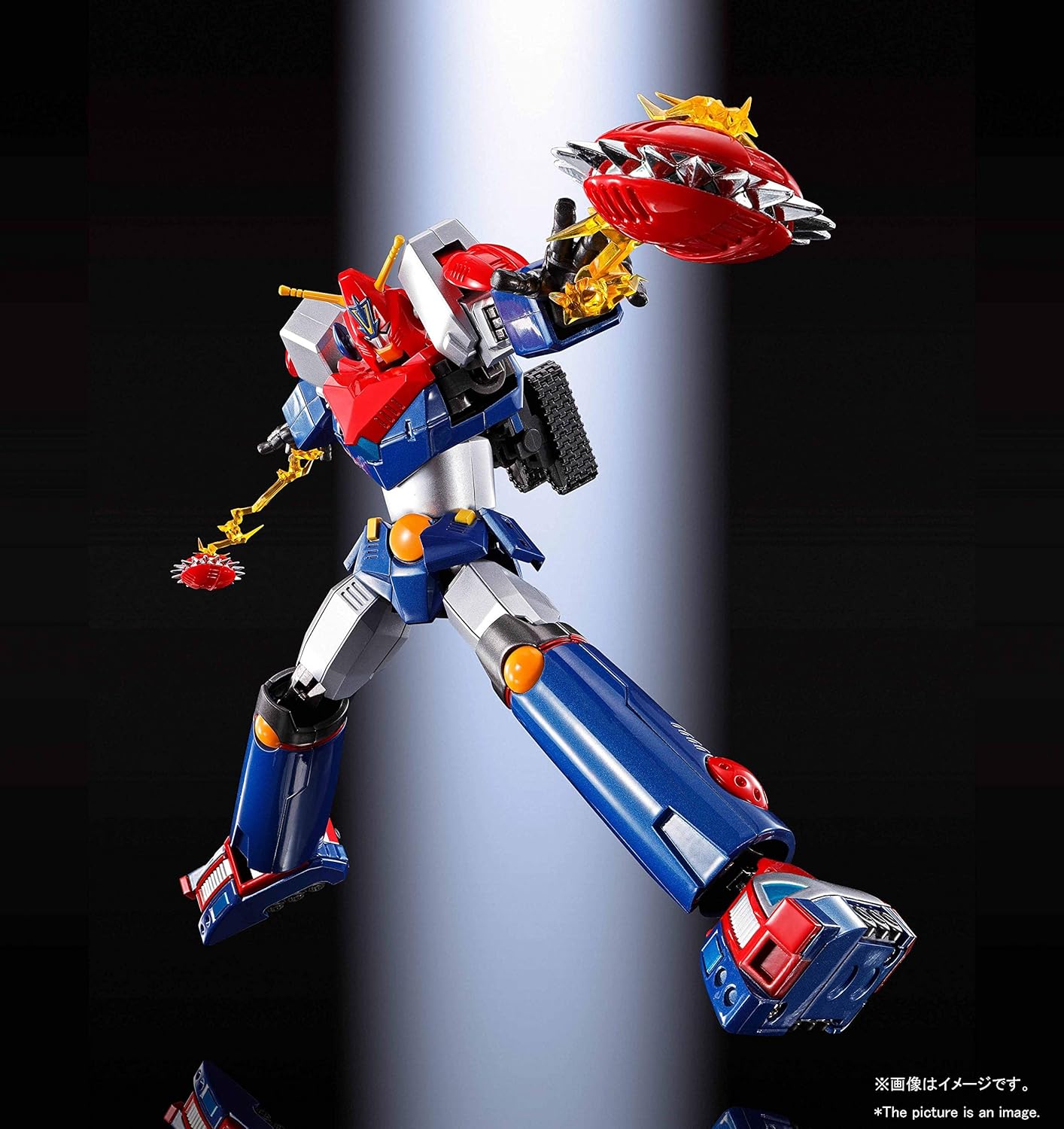 Tamashi Nations Soul of Chogokin GX-90 Super Electromagnetic Robot Con Butler V F.A. Approx. 7.1 inches (180 mm), Diecast & ABS & PVC Pre-painted Action Figure
