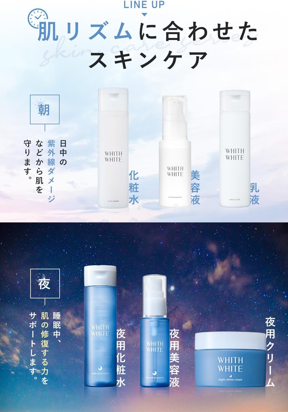 Fiswhite Tranexamic Acid Moisturizing Cream Face 1.8 oz (50 g) Whitening Skin Roughness Prevention, Quasi Drug, Night Care