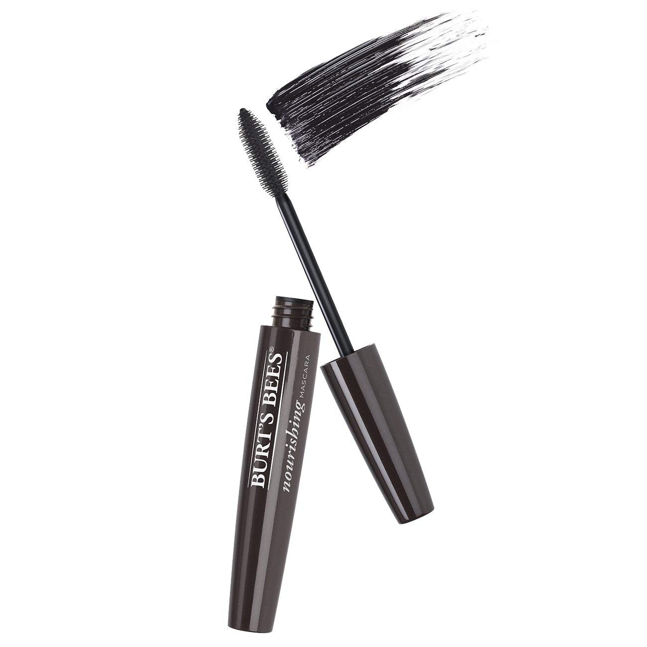 Máscara de pestañas, pestañas alargadas Burt's Bees 100% natural, negro clásico