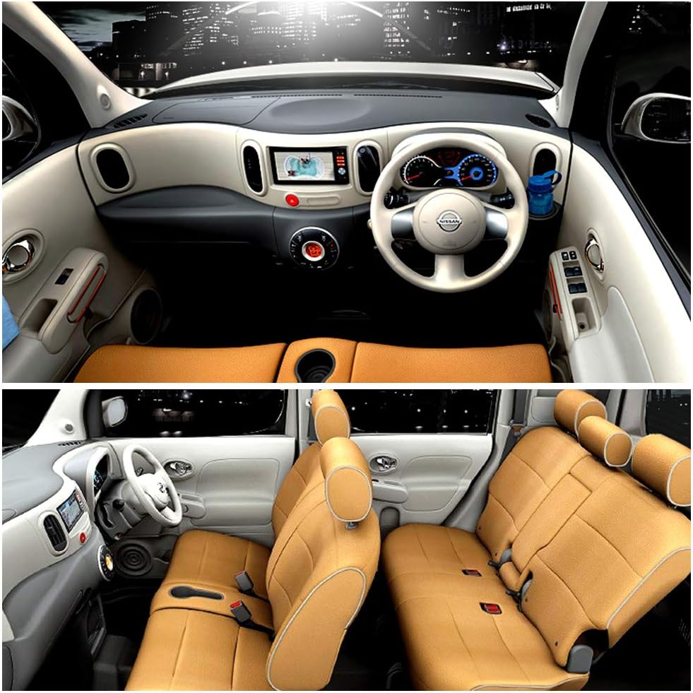 Cube Z12 LED Room Lamp, White, Indoor Light, Nissan Cube Cube Z12 Series, Dedicated Design, Genuine Replacement, Explosive Light, Custom Parts, LED Bulb, Easy Installation, 5 Piece Set (For Nissan