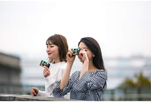 Fujifilm Scripting Simple Ace Compact Disposable Camera, Early Model Design, 27 Sheets Film Camera, Retro Instant Camera & SOLOFIS Camera Cleaner Included (1 Piece)