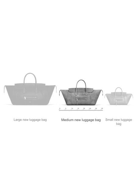 CELINE Medium new luggage in suede calfskin - Image 7