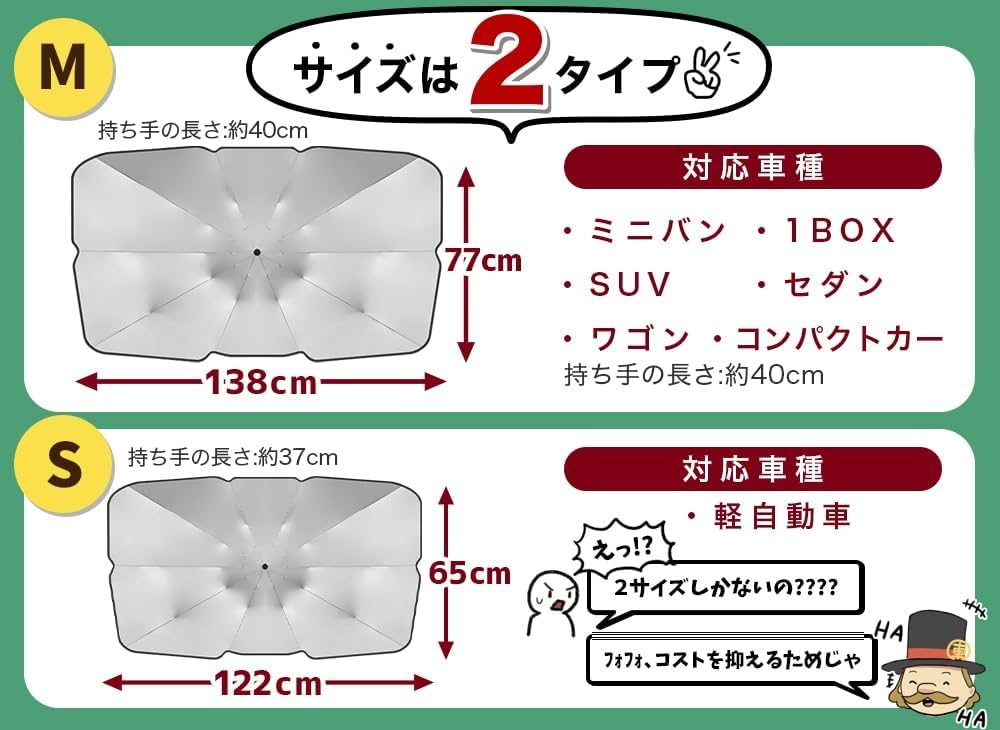 Hobby Craftsman Umbrella Sun Shade Umbrella Type Sun Shade Umbrella Type Car Wagon R MH23S Series WAGONR Front Sun Shade S Compatible with "06s-g006-fu" Lot No. 02