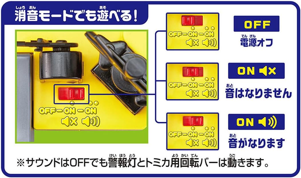 Takara Tomy Plarail Let's Play with Tomica! Round and Cankan Crossing, Train Toy, For Ages 3 and Up