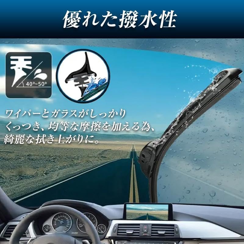 ProTorque シャトル ワイパー 替えゴムGK8 GK9 GP7 GP8 純正互換 ホンダ HONDA 本田 互換品 運転席 助手席 リア 3本セット カスタム パーツ 交換 [並行輸入品]