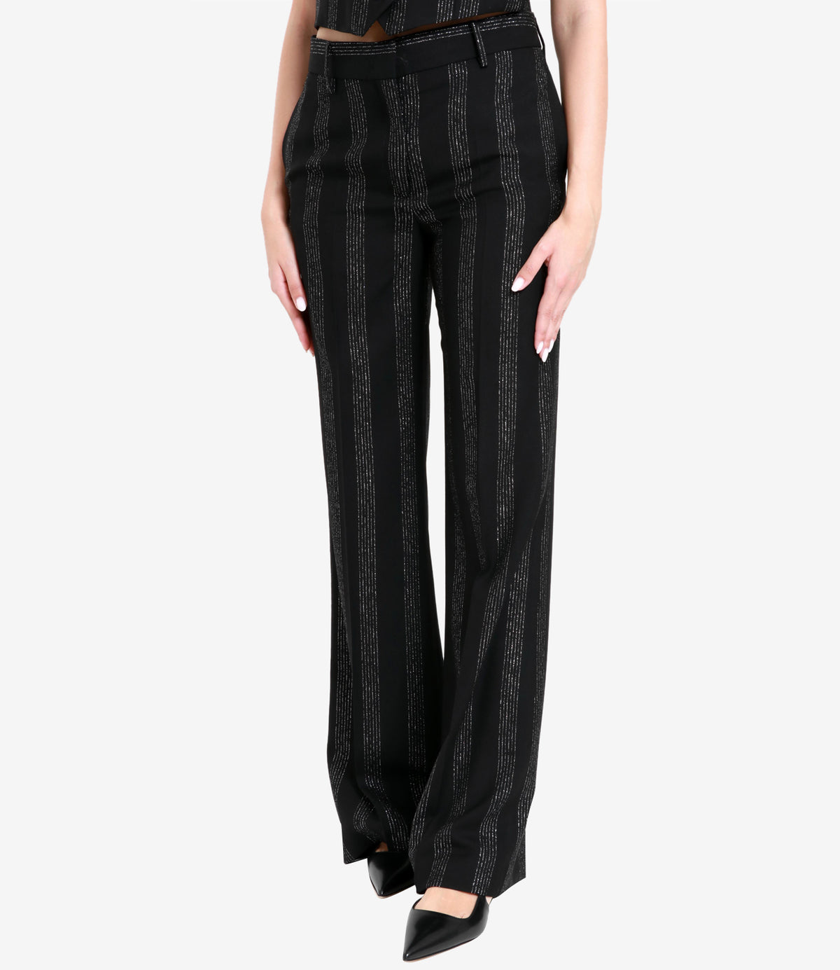 Msgm MSGMズボンブラック - Image 7