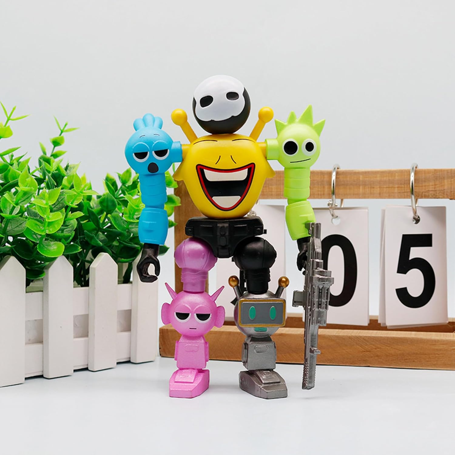 AAGWW Splanky Goods, Splanky Figure, Assembly, Joints, Animated Figurine, PVC Material, Popular Goods, Gift (C Type)