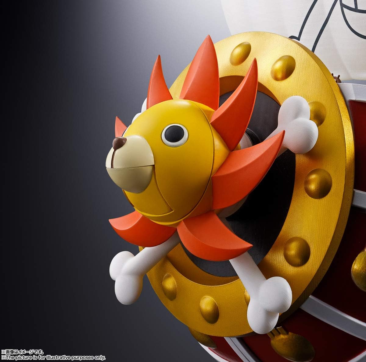 Chogokin One Piece Thousand Sunny ABS/PVC/Die-Cast Painted Action Figure, Approx. 15.0 inches (380 mm)