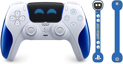 【純正品】DualSense® ワイヤレスコントローラー "アストロボット" ジョイフル リミテッドエディション(CFI-ZCT1JZC) 【Amazon.co.jp限定】 アストロボットデザイン コードホルダー 付
