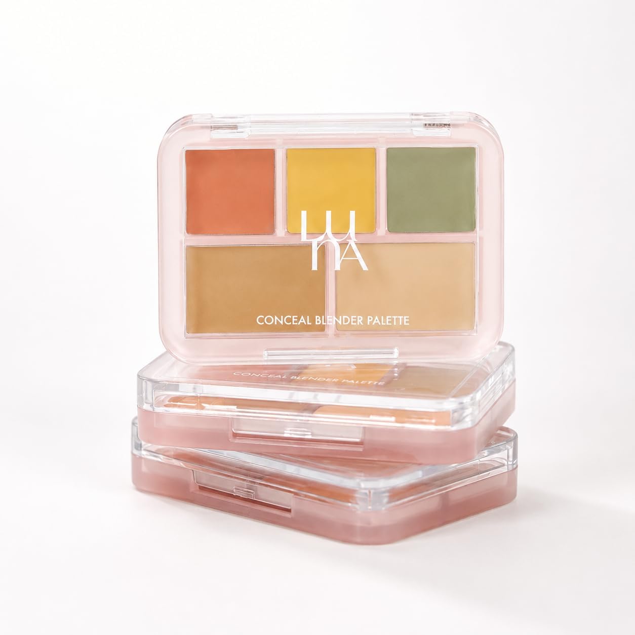 LUNA Conceal Blender Palette, No. 5 Tone Reset Cover, 0.2 oz (6 g), Multi-Cover, High Adhesion, Korean Cosmetics