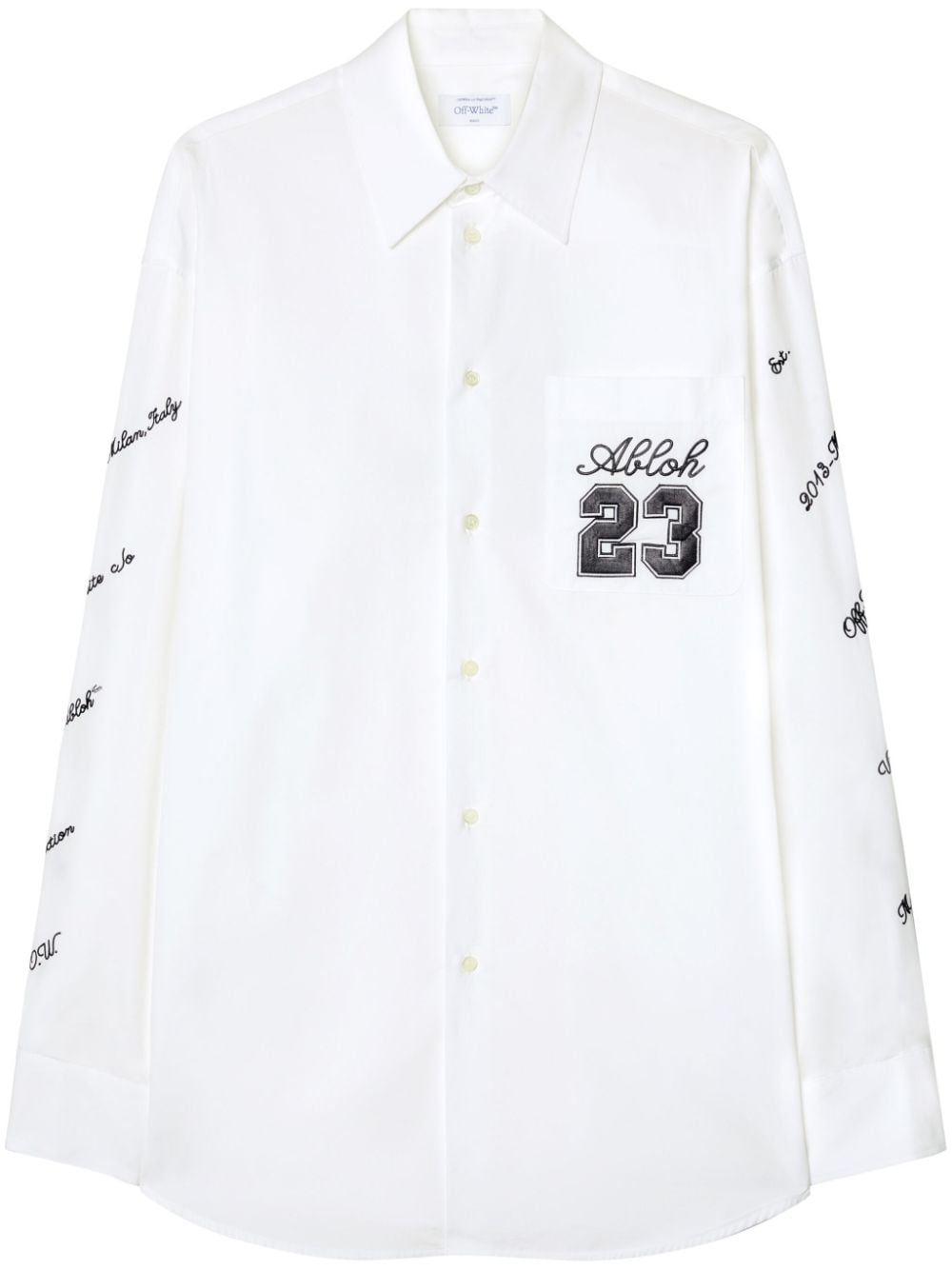 Off Off White Logo Cotton Overshirt - Image 7