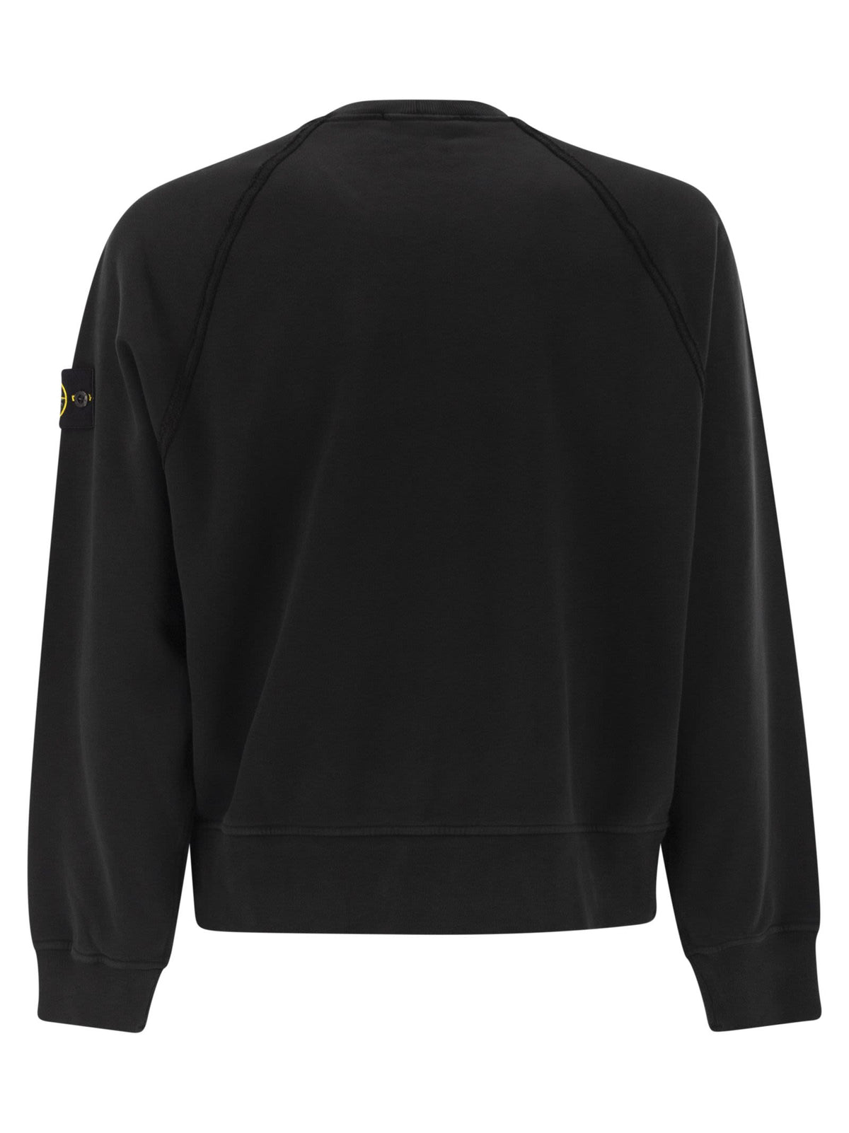 Stone Stone Island Oversized Crew Neck Sweatshirt With Raglan Sleeves - Image 7