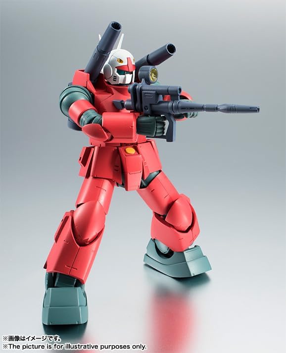 BANDAI SPIRITS ROBOT Spirits Mobile Suit Gundam RX-77-2 Gun Cannon Ver. A.N.I.M.E. (Resale Version), Approx. 4.9 inches (125 mm), PVC & ABS, Painted Action Figure