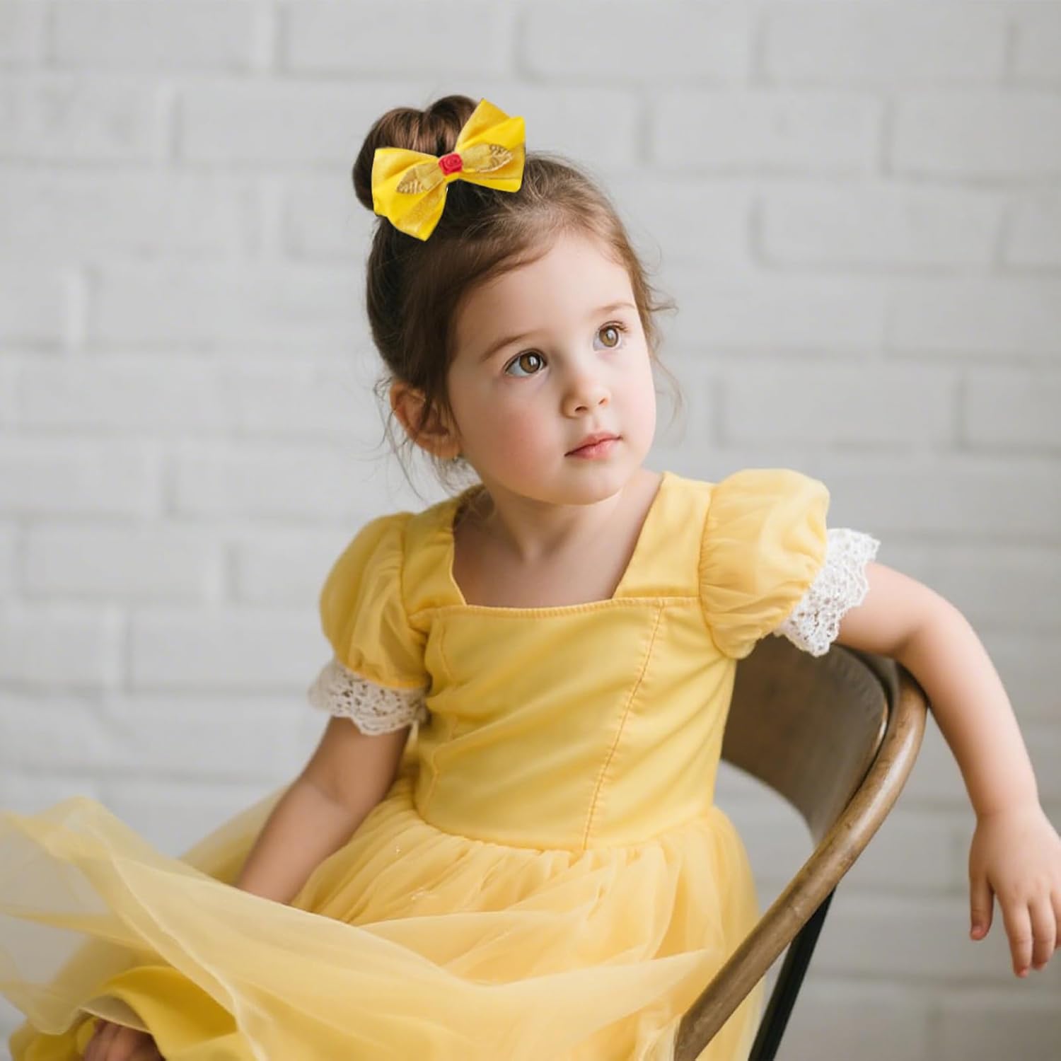 10 pinzas de lazo de pelo de princesa de 4 pulgadas para mujeres y niñas, accesorios para el cabello, set de regalo de fiesta