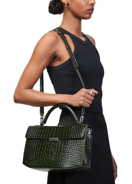 TOTEME Box croc-effect leather handbag - Image 7