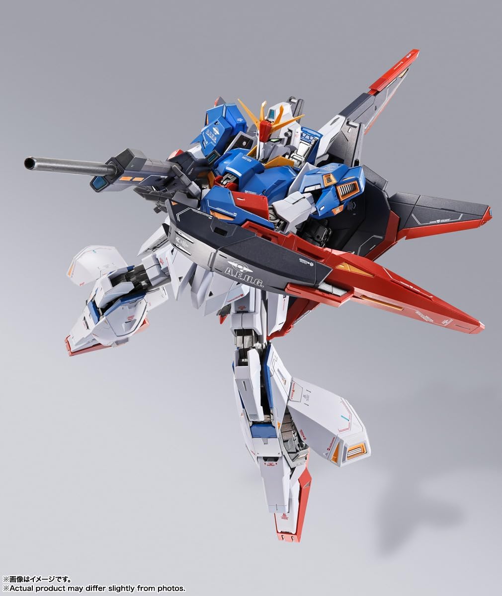 BANDAI SPIRITS METAL BUILD Mobile Suit Z Gundam Zeta Gundam Approx. 7.5 inches (190 mm), PVC & ABS & Die Cast Pre-painted Action Figure