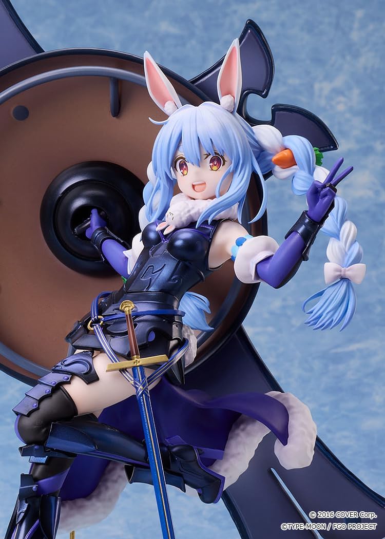 アニプレックス ホロライブプロダクション×Fate/Grand Order:ウサダ ペコラ×シールド/マッシュ キリエライト 1:7スケール PVCフィギュア