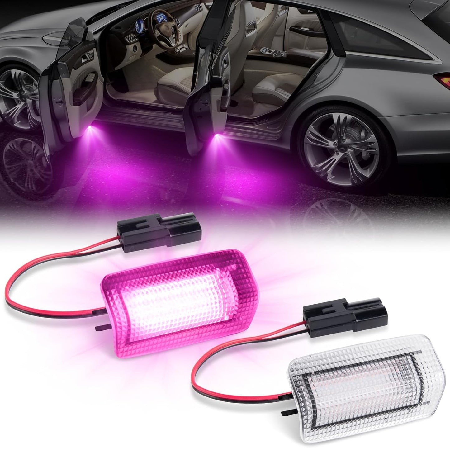 POPMOTORZ LED Curtain Lamp, Prius 20 Series, 30 Series 50 Series, Prius α40 Series, Prius PHV50 Series, Velfire 20, Alphard, 30 Series, Welcome Lamp Crown 200 Series, Mark X120 Series, 130 Series, Set