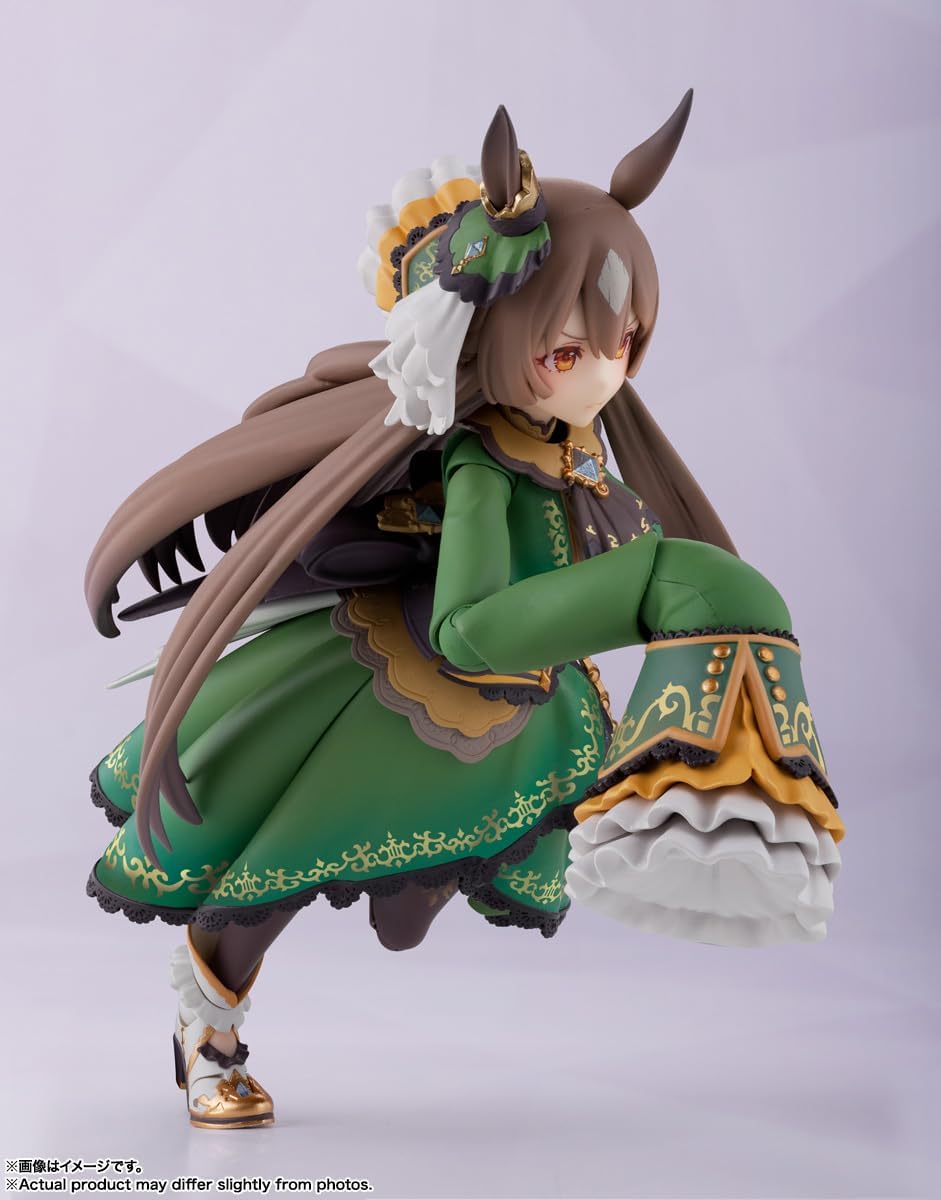 S.H. Figuarts Uma Musume Pretty Derby Satno Diamond, Approx. 5.3 inches (135 mm), PVC & ABS, Pre-painted Action Figure