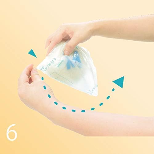 Kururinpa Small Size 250 Pieces, Small (Baby Diaper, Absorbent Pat, Tissue Garbage Packaging Bag)