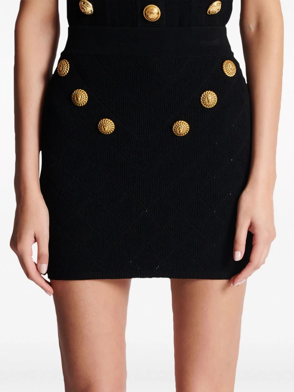 Balmain Paris バルメインパリスカート6ボタンニット - Image 7