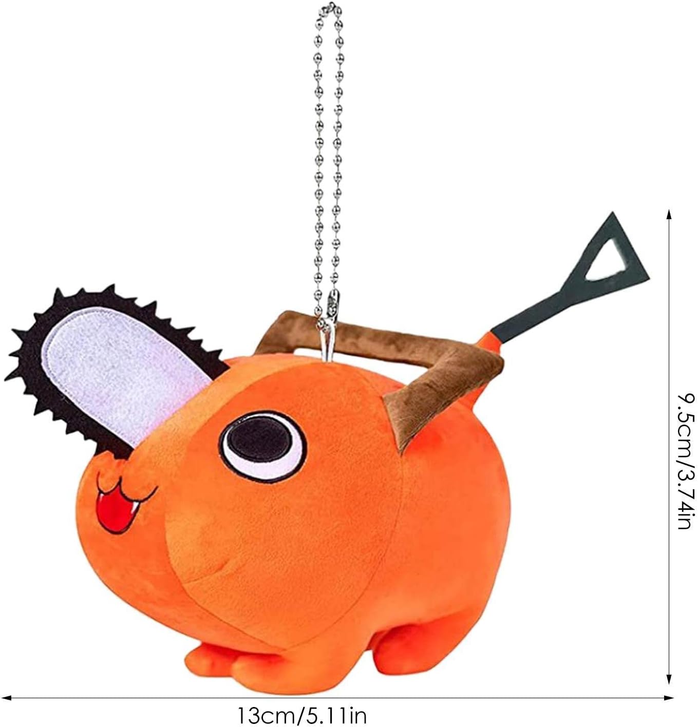 HGYBXWCA Pochita Keychain, Chainsawman, Key Charm, Keyring, Hand Strap, Popular Anime Characters, Car, Keychain, Bag Decoration, Moe Goods, Prop, Stylish, Lightweight, Sawner's Keychain, Cosplay