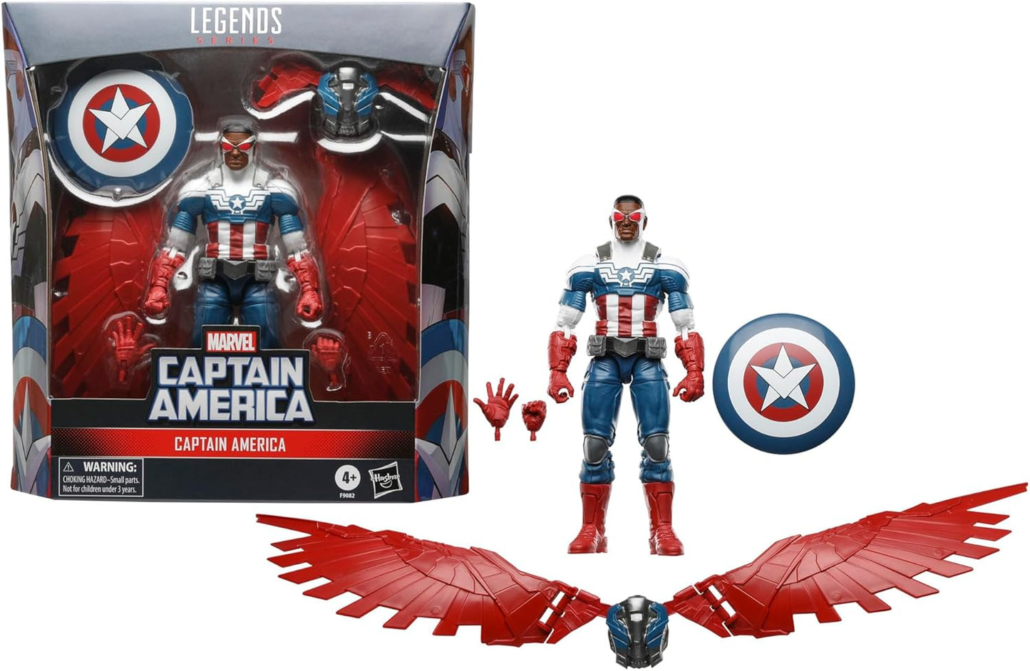 Hasbro Marvel Legends Series Captain America Comic Symbol of Truth 6" Action Figure F9082 Authentic