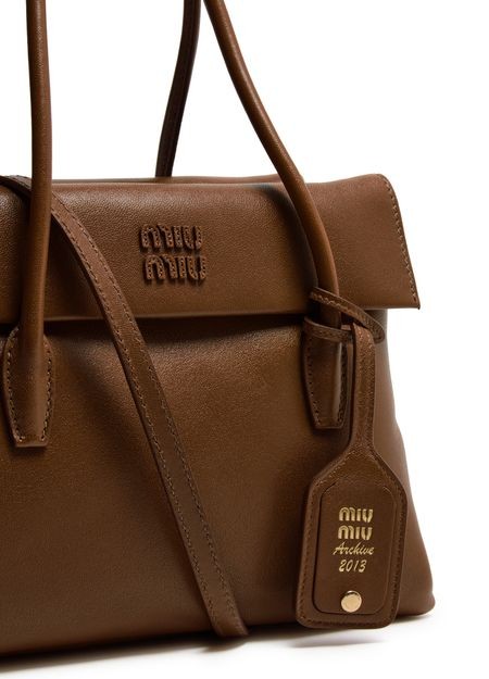 MIU MIU Nappa leather archive bag - Image 7