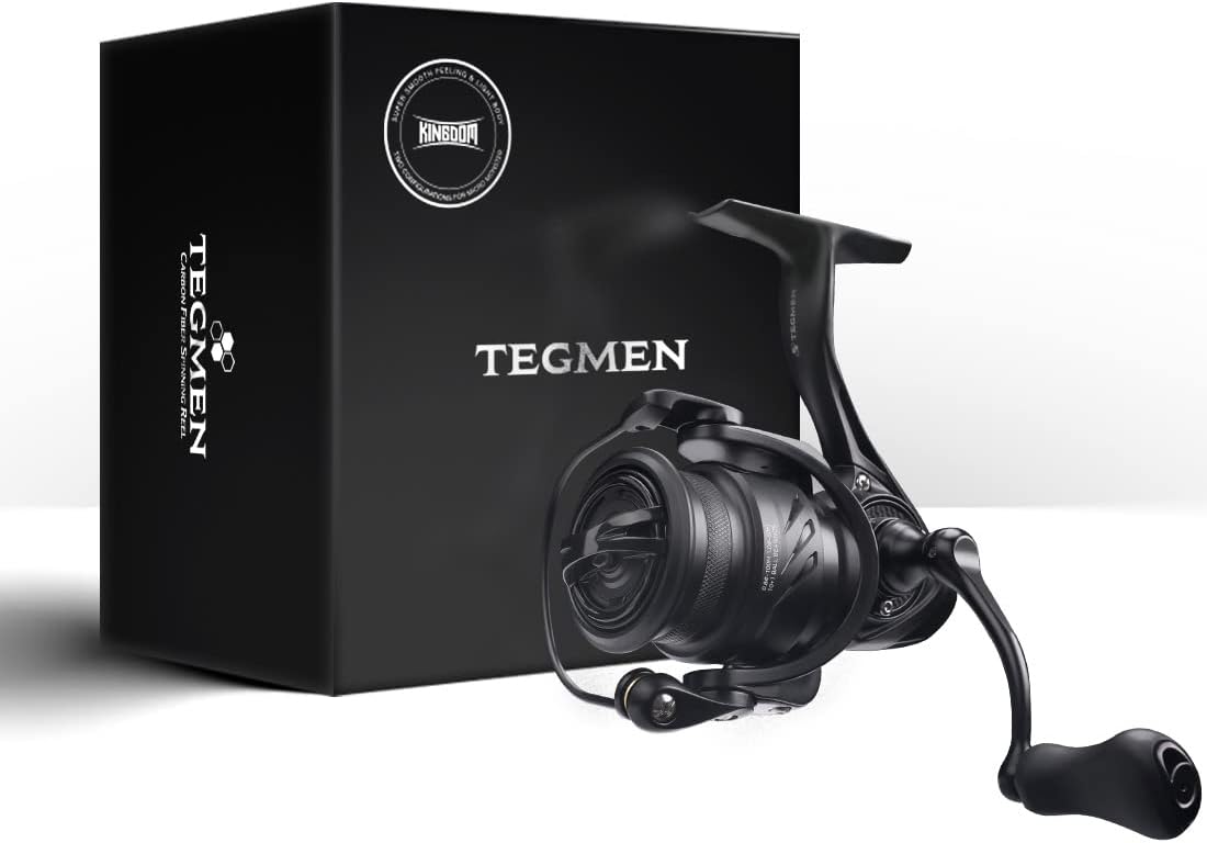 KINGDOM Ultra Lightweight Spinning Reel, All Carbon Aircraft, Left and Right Interchange, Freshwater Fishing, Saltwater Fishing, Gear 5.2:1/6.2:1, 20lb, 10+1BB, 2000, 2500, 3000, Distant Casting,