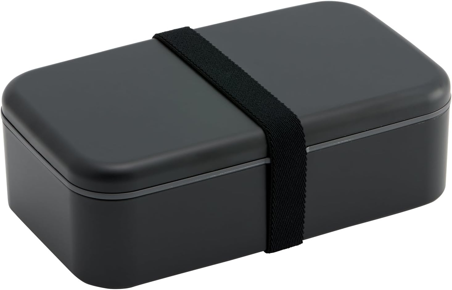 Skater PLB10HB Biomass Bento Box with Chopsticks, Large Capacity, 33.8 fl oz (1000ml), Lunch Belt Included, Dishwasher Safe, Microwave Safe, Made in Japan, Ash Black