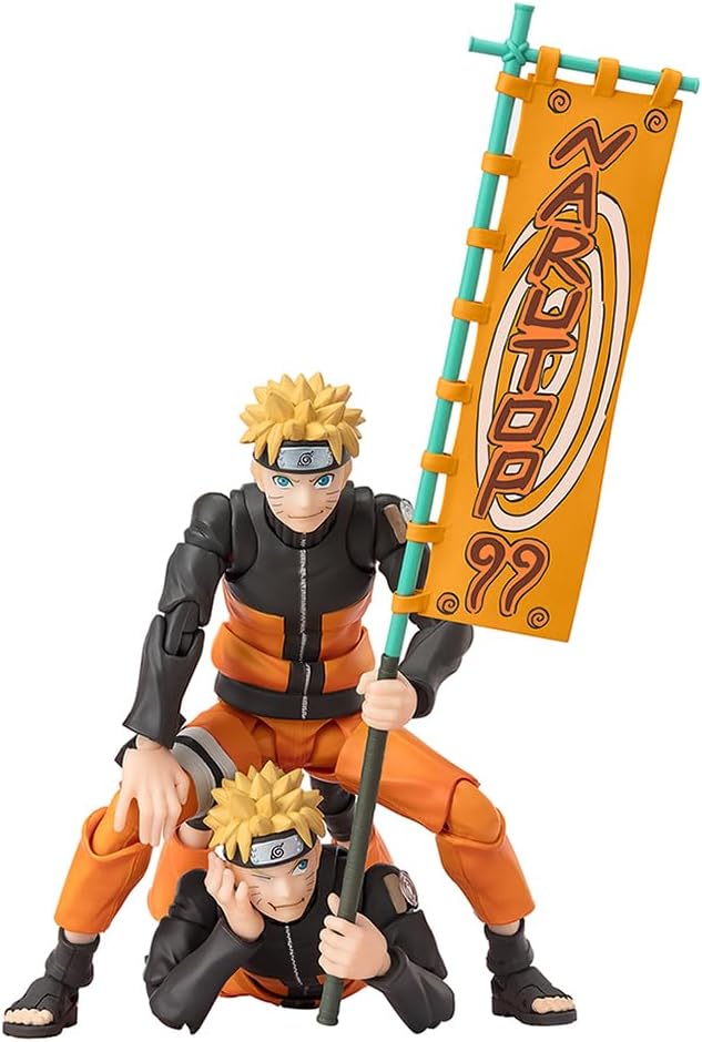 S.H. Figuarts Naruto Uzumaki Naruto Naruto Edition, Approx. 5.7 inches (145 mm), PVC & ABS Pre-painted Action Figure