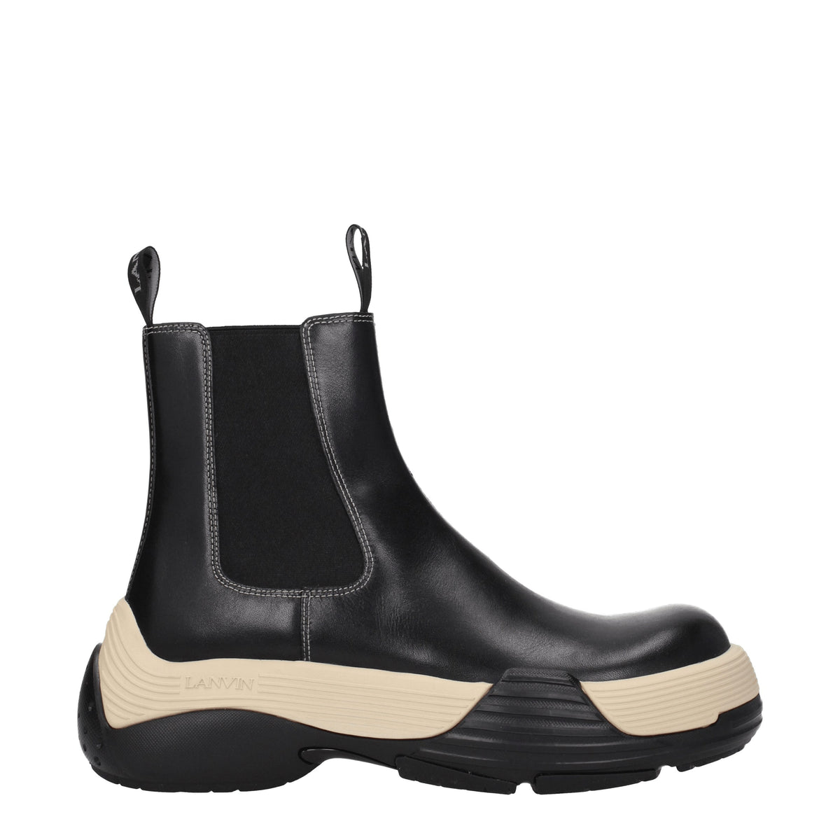 Lanvin Lanvin Boots Men Skin Black/Cream - Image 7